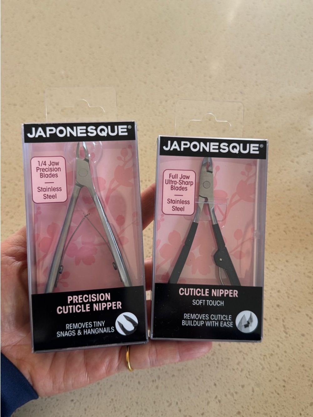 JAPONESQUE Precision Cuticle Nippers - Stainless Steel (2-Pack)